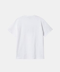 Mand Carhartt WIP T-Shirts | Deo Tee White