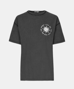 Kvinde Envii T-Shirts | Enkulla Tee Black Sun