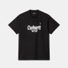 Mand Carhartt WIP T-Shirts | Spree Halftone Tee Black