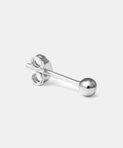 Kvinde LULU Copenhagen Smykker | Ball Ear Stud Silver