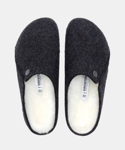 Mand Birkenstock | Zermatt Rivet Slippers Anthracite