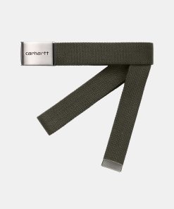 Kvinde Carhartt WIP Accessories | Clip Belt Chrome