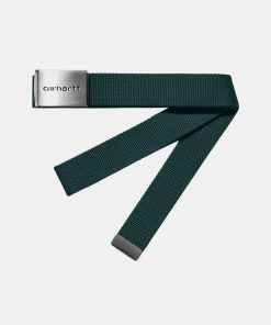 Kvinde Carhartt WIP Accessories | Clip Belt Chrome