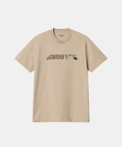 Mand Carhartt WIP T-Shirts | Dandelion Script Tee Wall