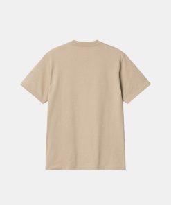 Mand Carhartt WIP T-Shirts | Dandelion Script Tee Wall