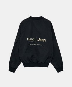 Kvinde HALO Jakker | Jeep Bomber Jacket Black 2001 Black