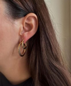 Kvinde Pico Smykker | Mia Small Hoops Gold