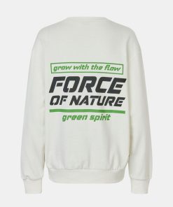 Kvinde Envii Sweatshirts | Entour Sweatshirt White Spirit