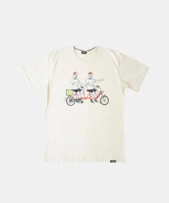 Mand Lakor T-Shirts | Twin Puch Tee Off White