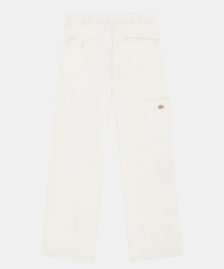 Mand Dickies Bukser | Double Knee Pants White Gray