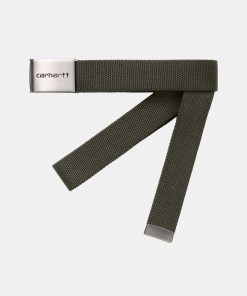 Mand Carhartt WIP | Clip Belt Chrome