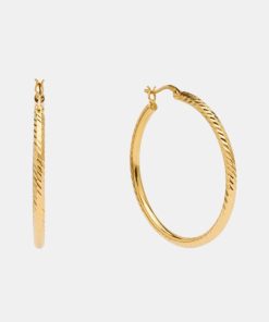 Kvinde Pico Smykker | Mia Large Hoops Gold