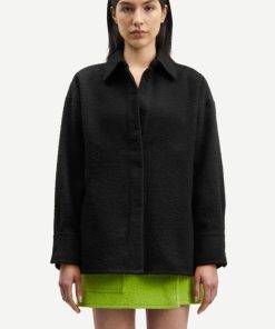 Kvinde Samsøe Samsøe Skjorter | Inez Shirt L/S Black