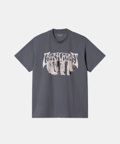 Mand Carhartt WIP T-Shirts | Pagan Tee Zeus/Grey