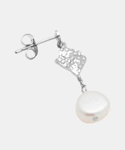 Kvinde LULU Copenhagen Smykker | Boheme Pearl Earring Silver