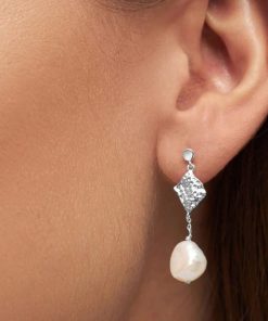 Kvinde LULU Copenhagen Smykker | Boheme Pearl Earring Silver