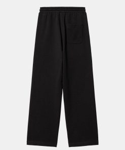 Kvinde Carhartt WIP Bukser | W Casey Sweatpants Black