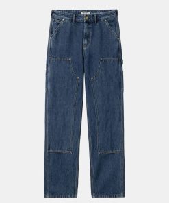 Kvinde Carhartt WIP Jeans | W Nash Jeans Blue Stone Washed