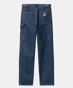 Kvinde Carhartt WIP Jeans | W Nash Jeans Blue Stone Washed