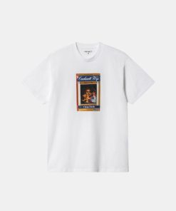 Mand Carhartt WIP T-Shirts | Cheap Thrills Tee White