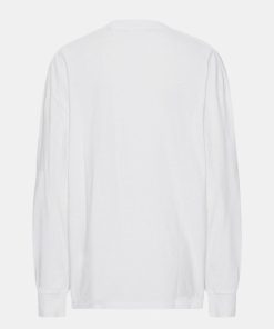 Kvinde ROTATE T-Shirts | Vimsa Tee L/S Bright White