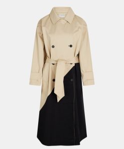 Kvinde Blanche Jakker | Hyde Trenchcoat Oxford Tan