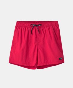 Mand H2O Shorts | Leisure Swim Shorts Red 2000 Red